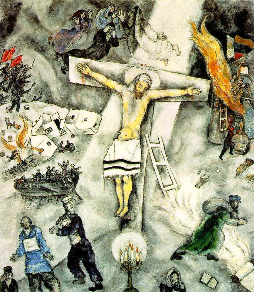 12 White Crucifixion Chagall